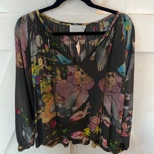 Zadig & Voltaire multi color blouse